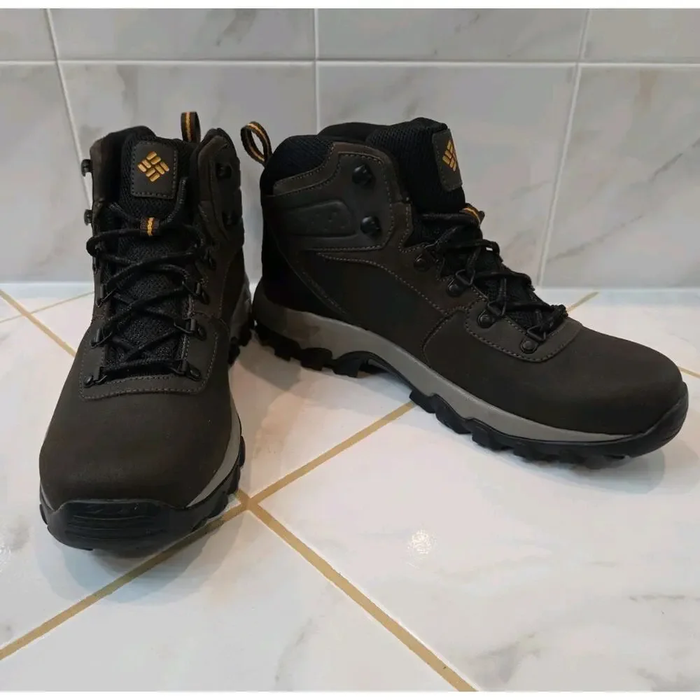 Columbia Newton Ridge Plus II Boot Men’s 11.5 Cordovan Squash Hiking Waterproof